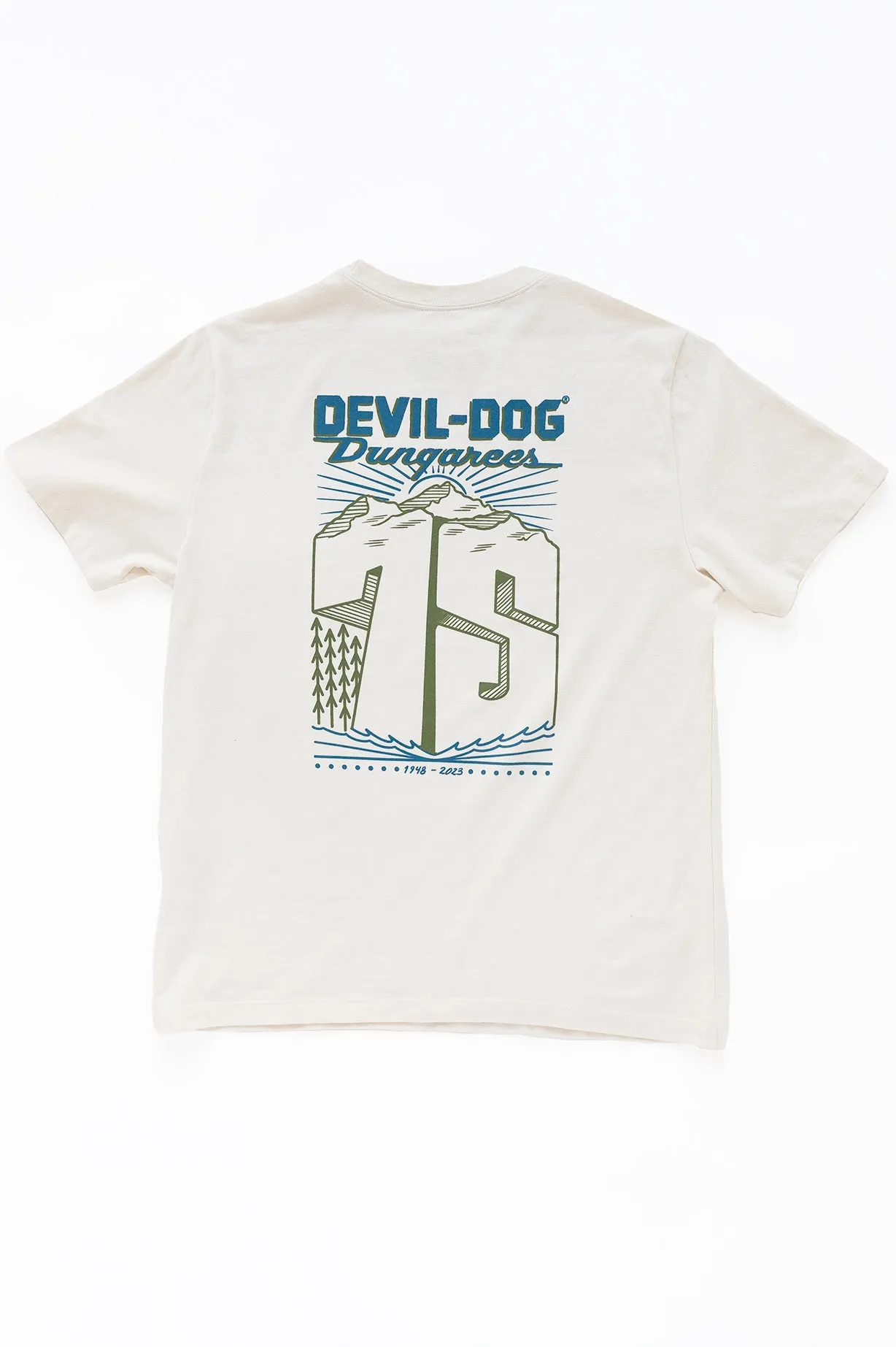 75 Year T-Shirt - Cloud