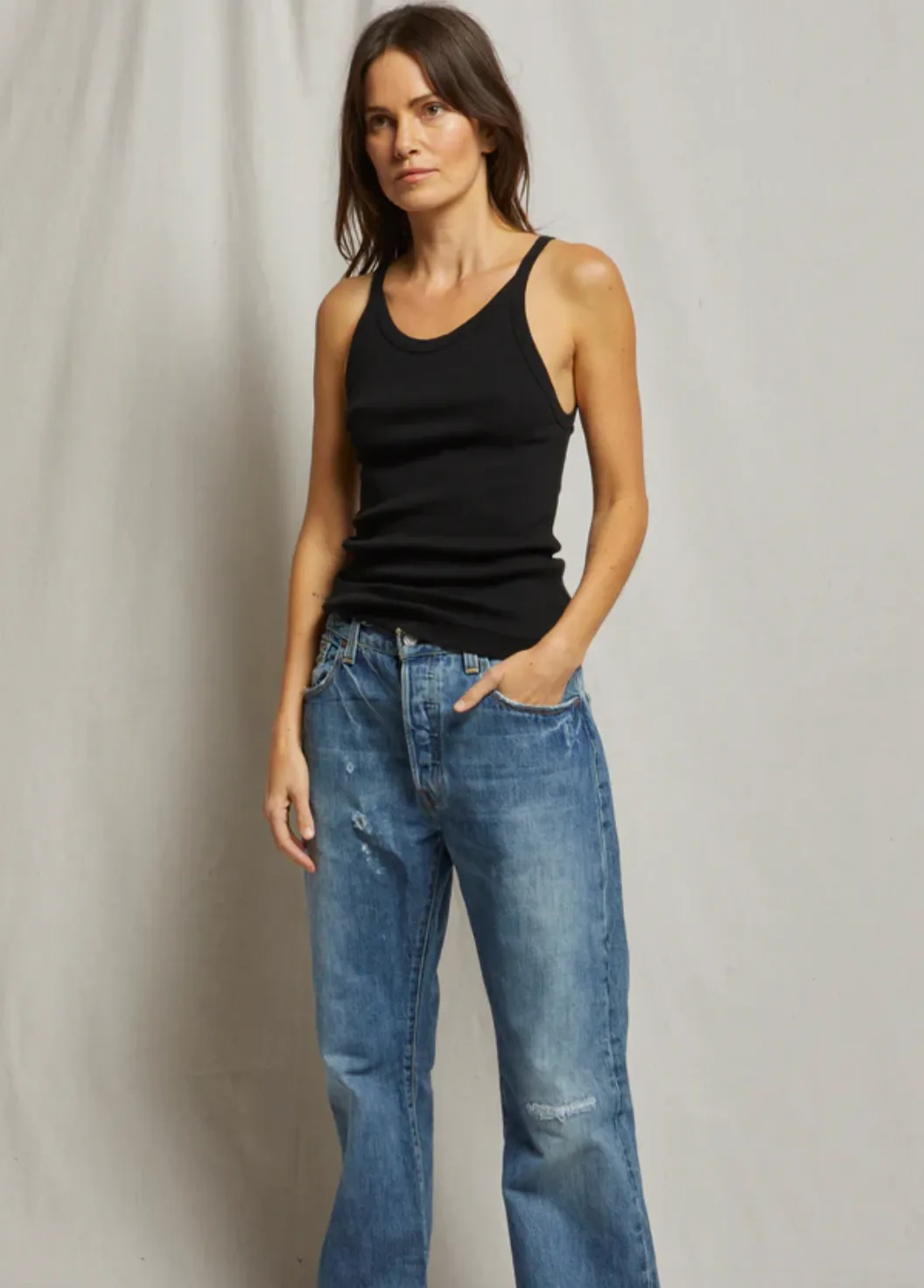 Annie Ribbed Tank