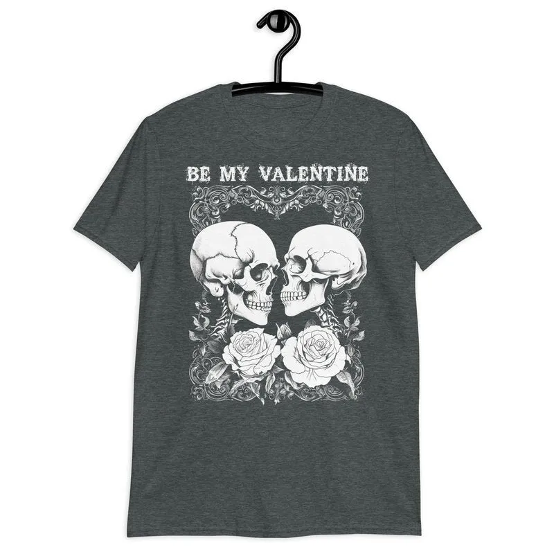 Be My Valentine: Skulls and Roses Tee