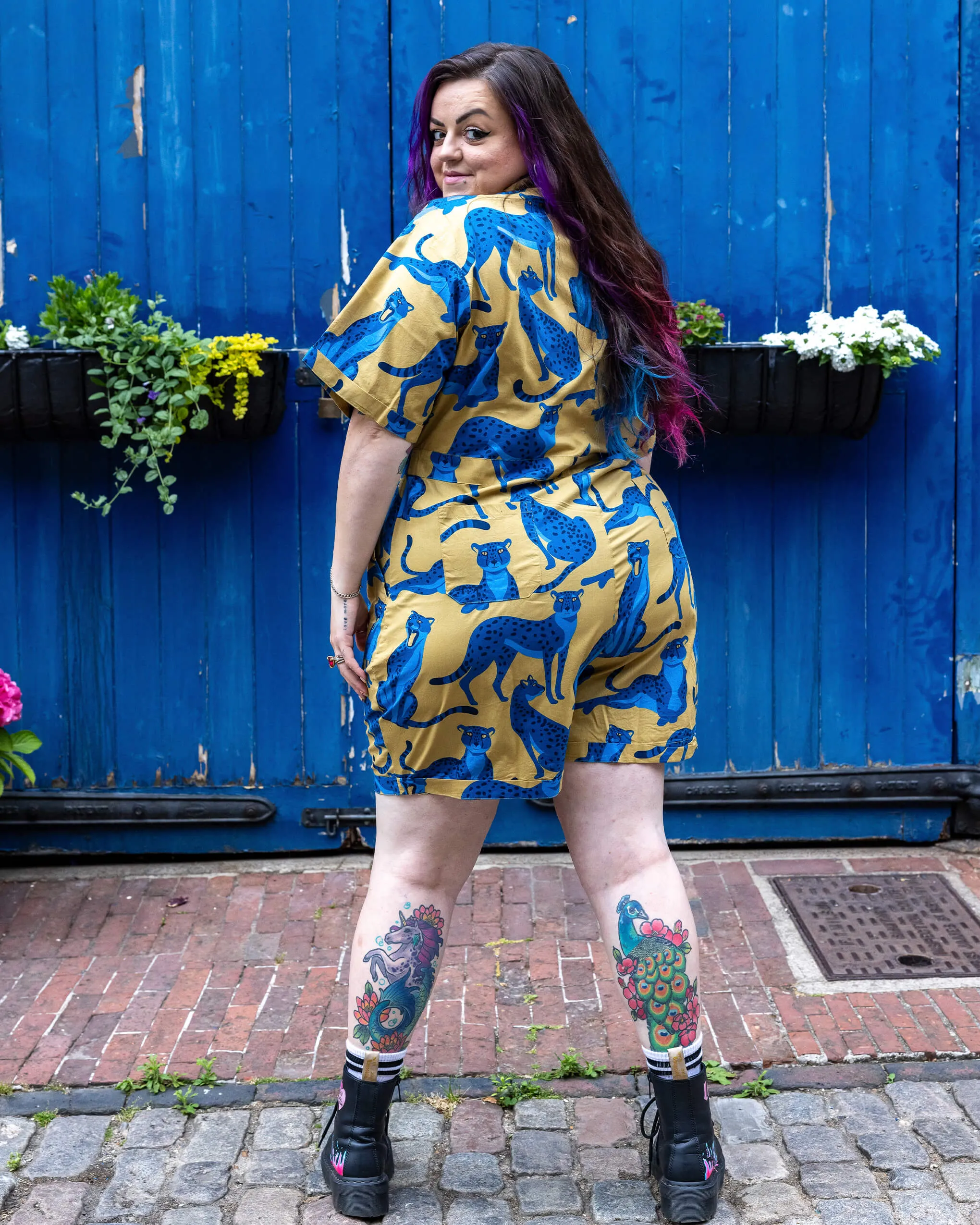 Big Cats Stretch Playsuit