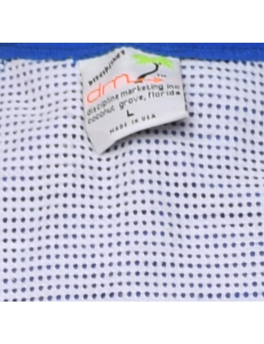 Blue & White Triathlon Nylon Jacket - L