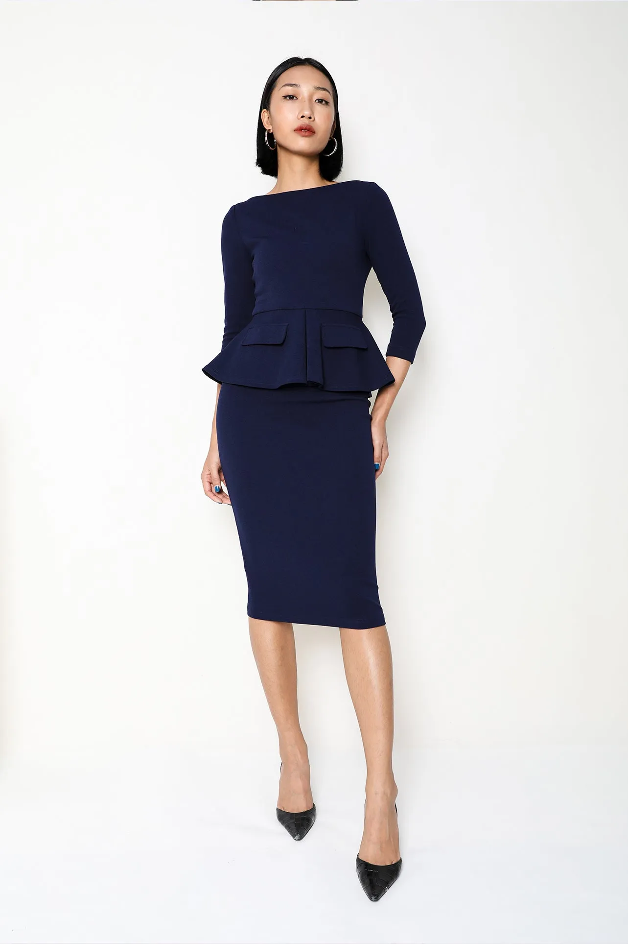 BOAT - NECKLINE DRESS