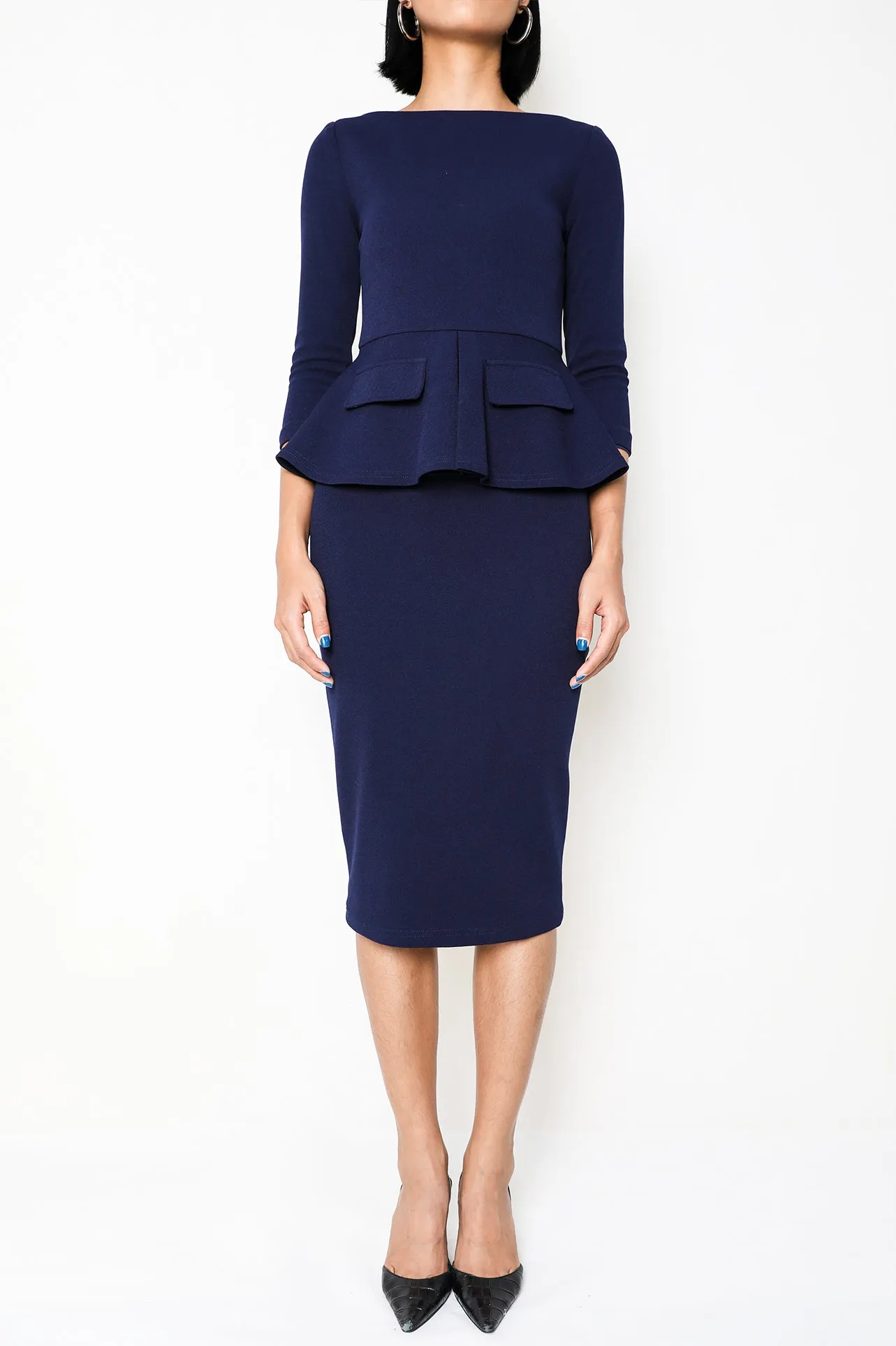 BOAT - NECKLINE DRESS