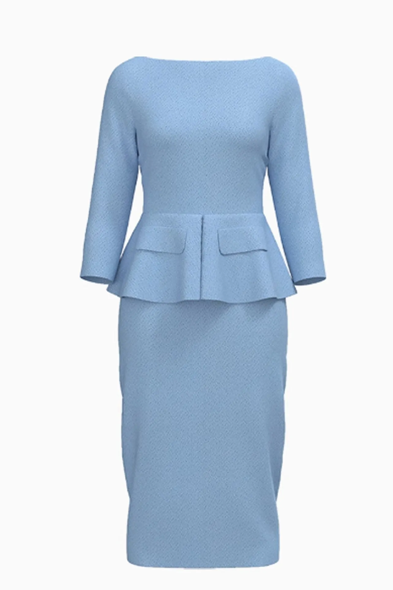 BOAT - NECKLINE DRESS
