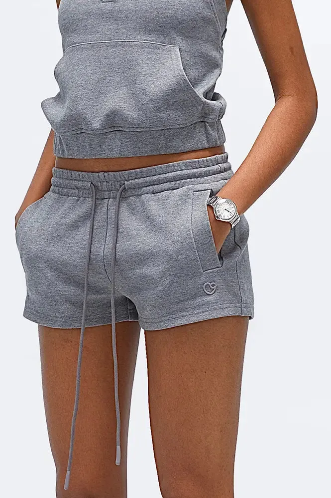 Boyfriend Sweatshorts in Grey