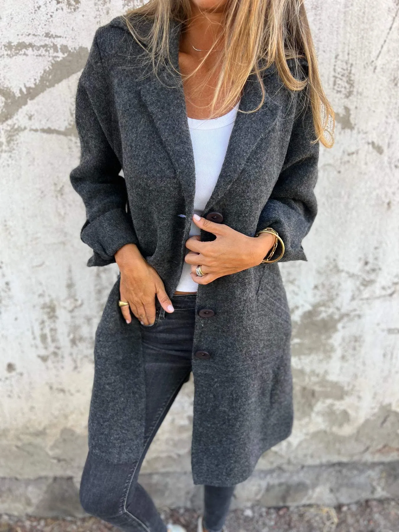 Brianna™ Long Knit Coat