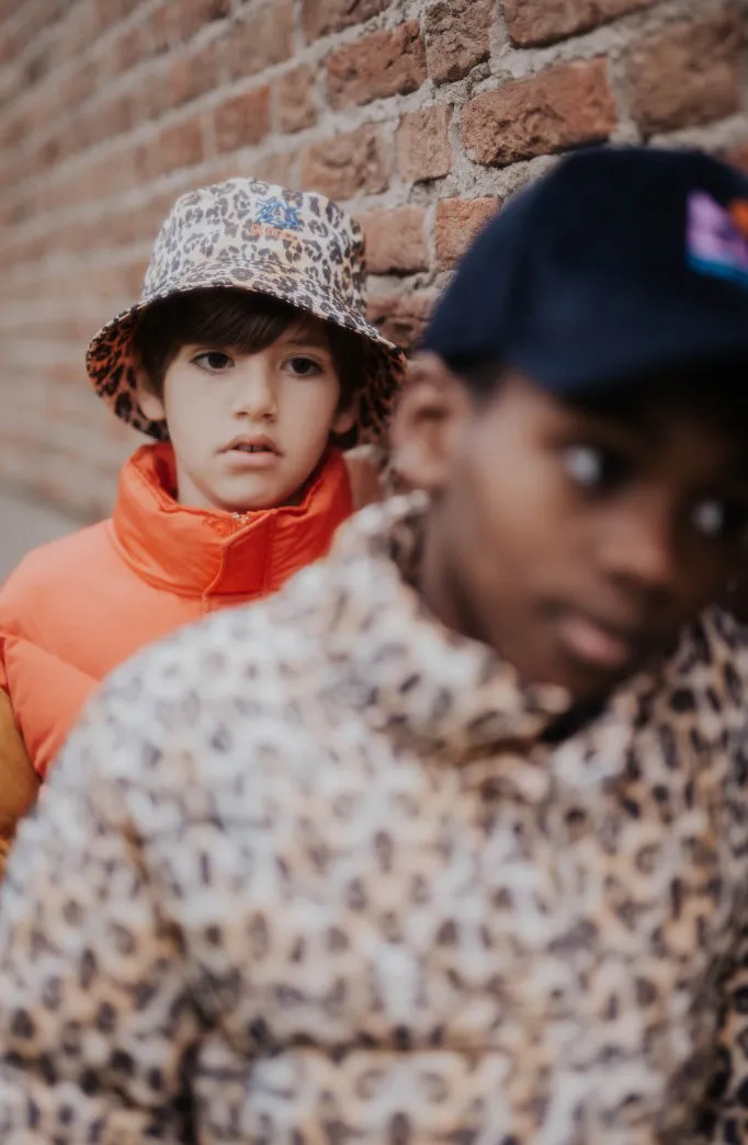 Coat Puffer Leopard Glitch