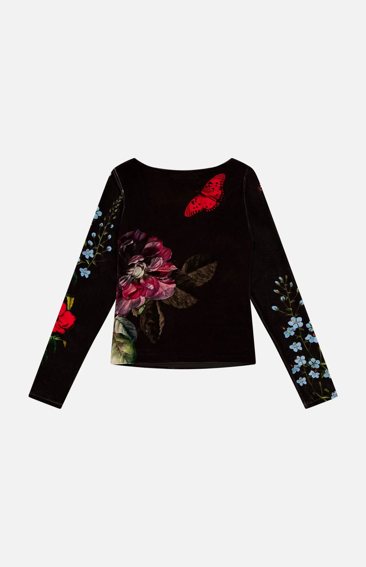 Delaina Scoop Neck Long Sleeve Top