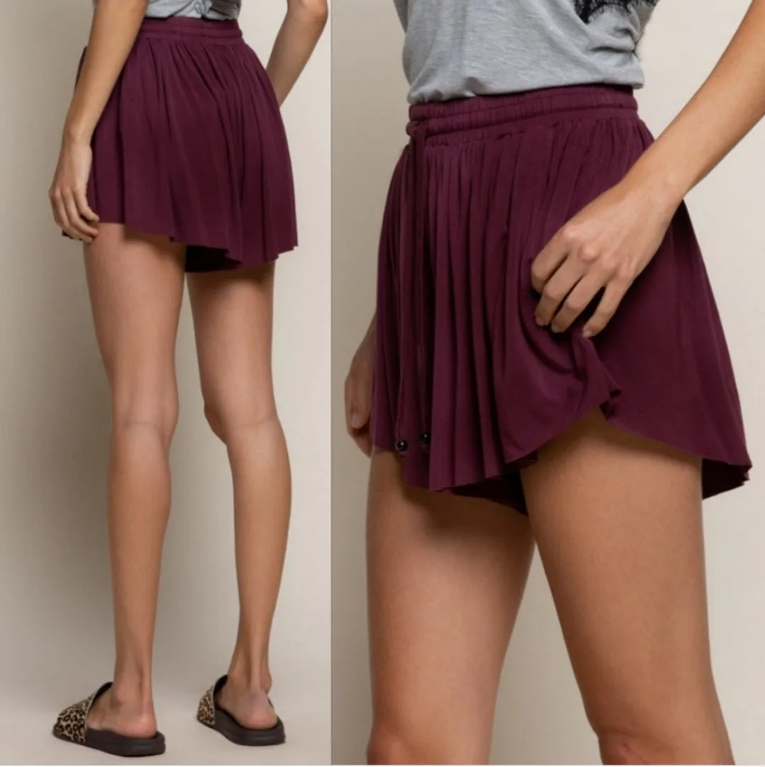 Drawstring Jersey Shorts