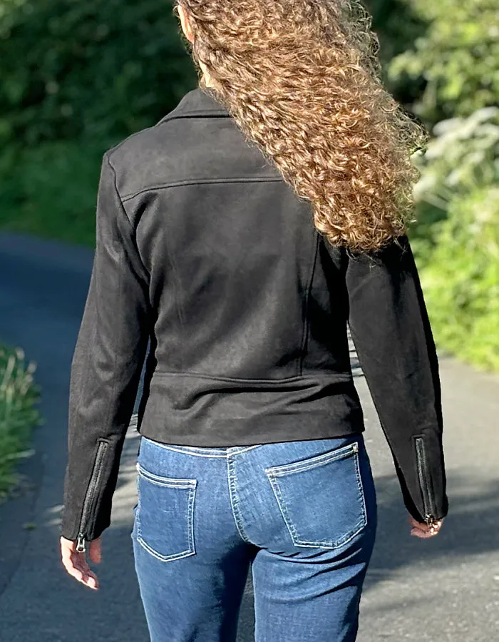Foil Persueder Aviator Jacket in Black