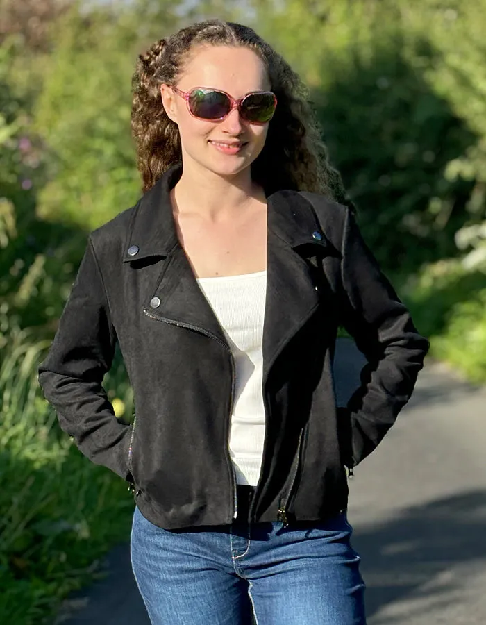 Foil Persueder Aviator Jacket in Black