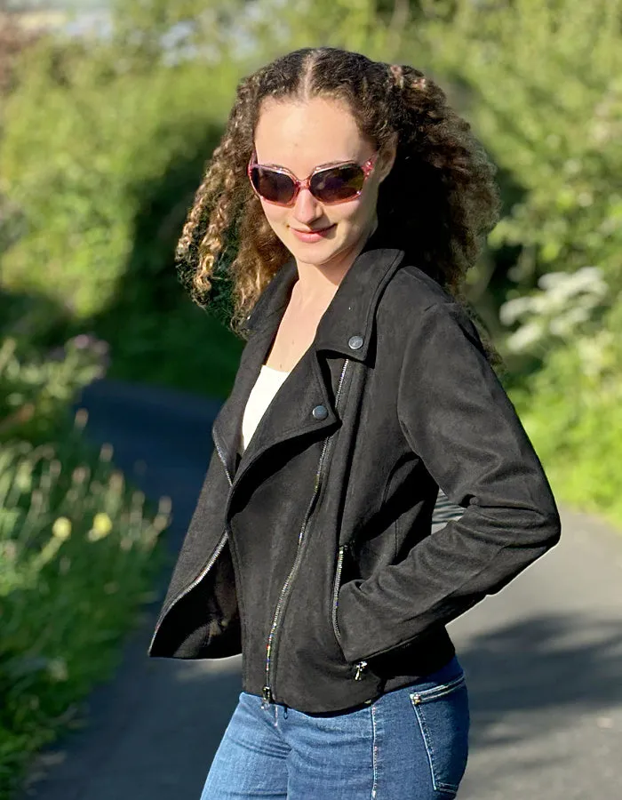 Foil Persueder Aviator Jacket in Black