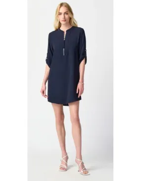 Front Zip Sheath Dress