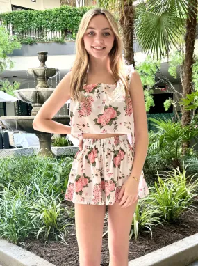 G2 Ashley Nicole Shorts Pink Floral
