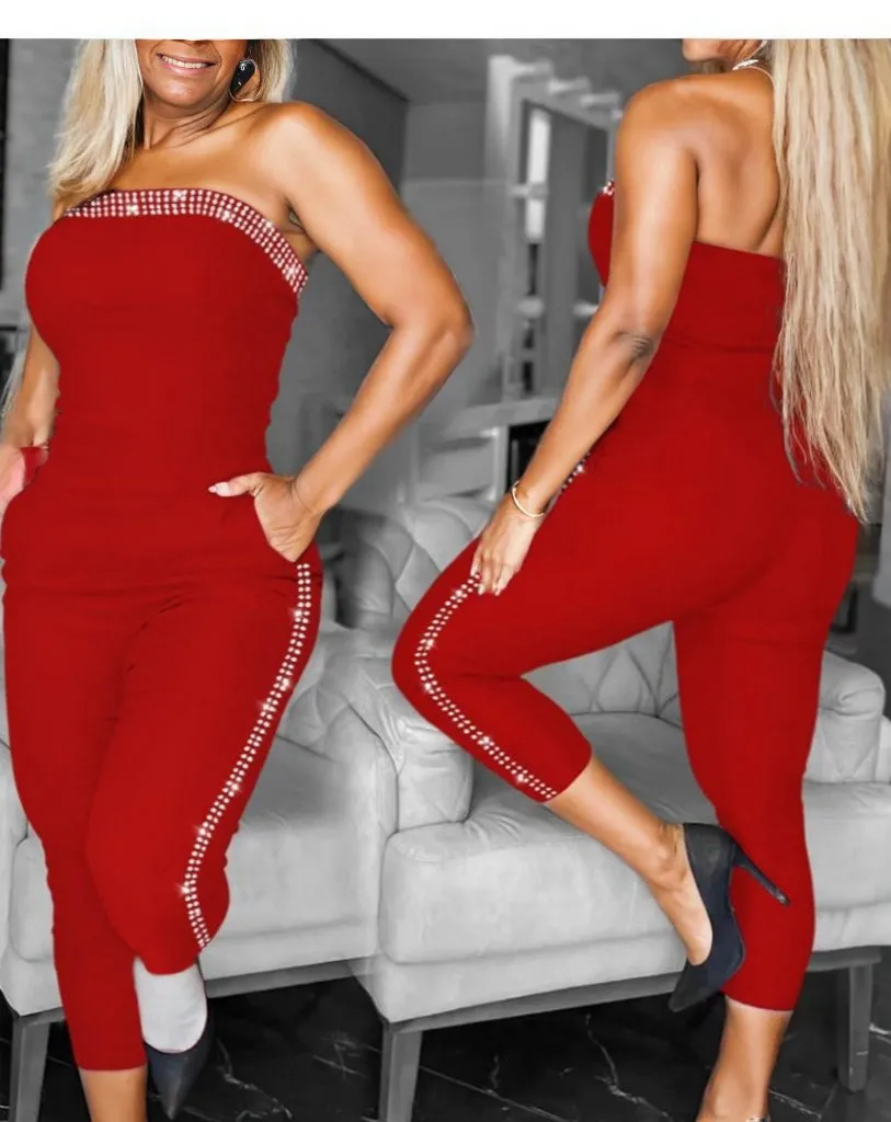 Geometric  Pocket  Jumpsuit