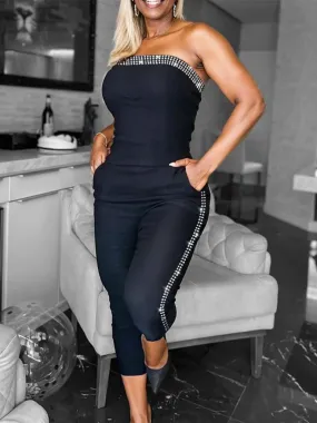 Geometric  Pocket  Jumpsuit