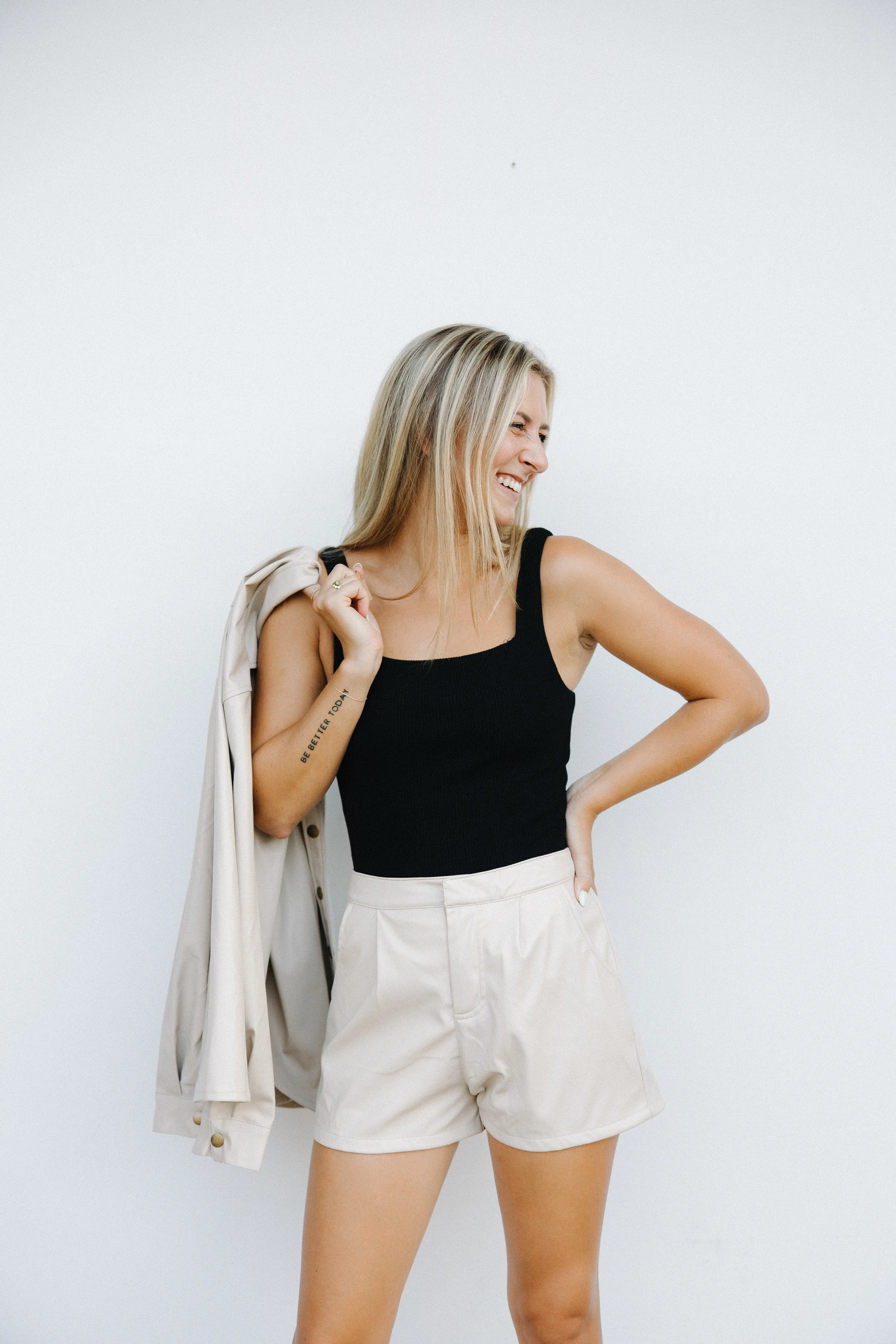 Hidden Gem Leather Shorts