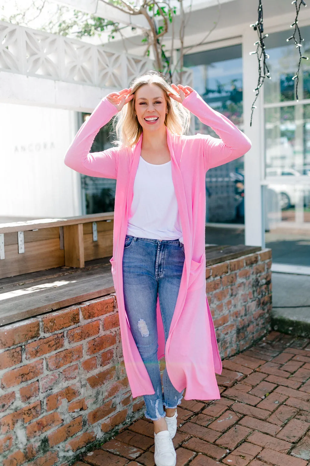 Jane Cardigan in Pink