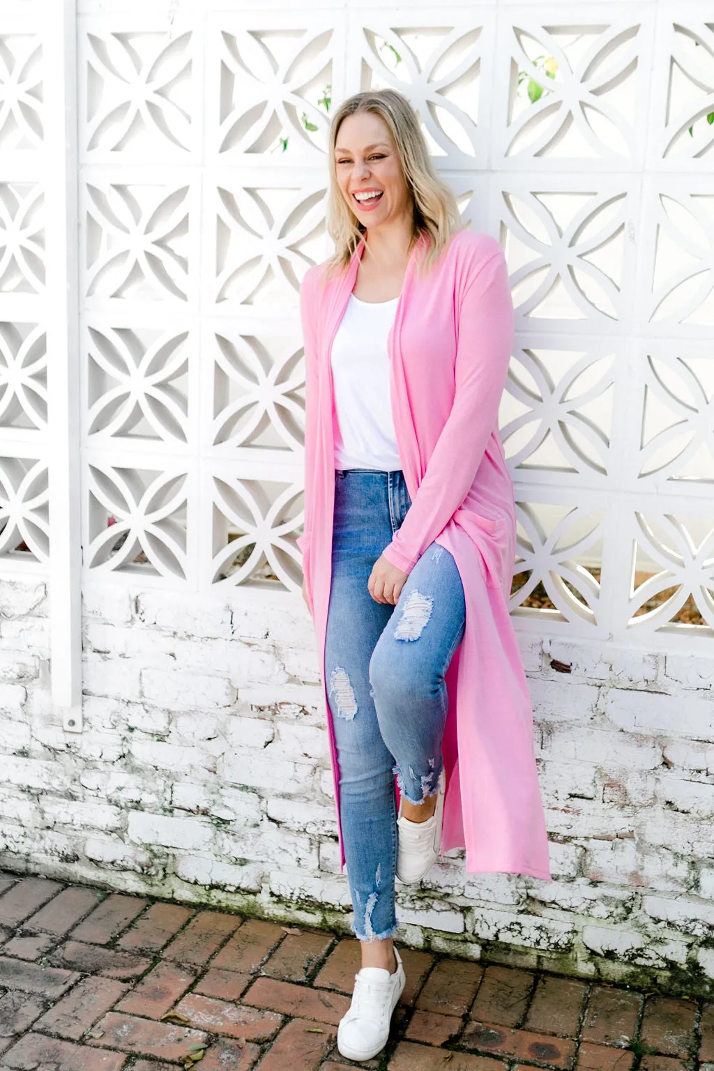 Jane Cardigan in Pink