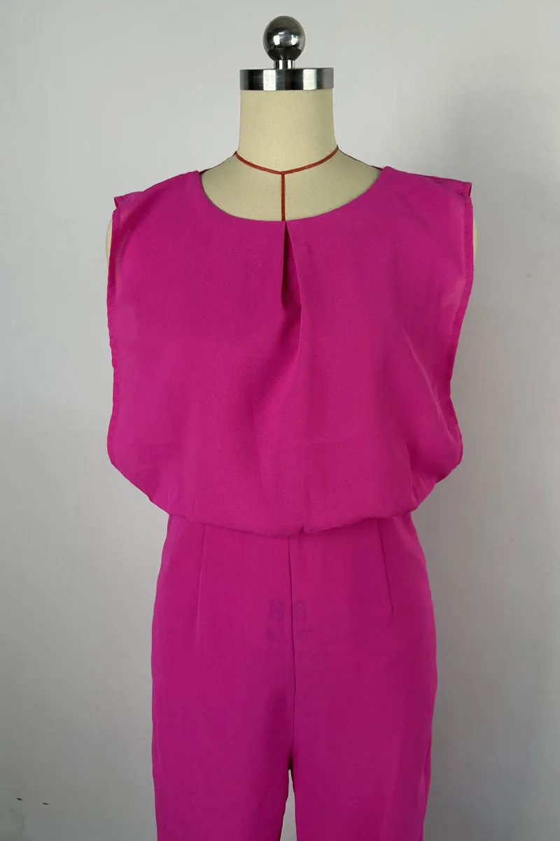 JH0581 Sleeveless Wide Leg Jumpsuits