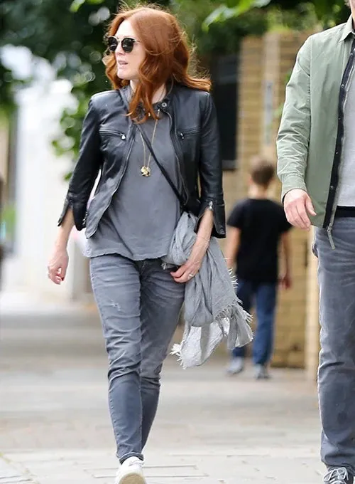 JULIANNE MOORE LEATHER JACKET