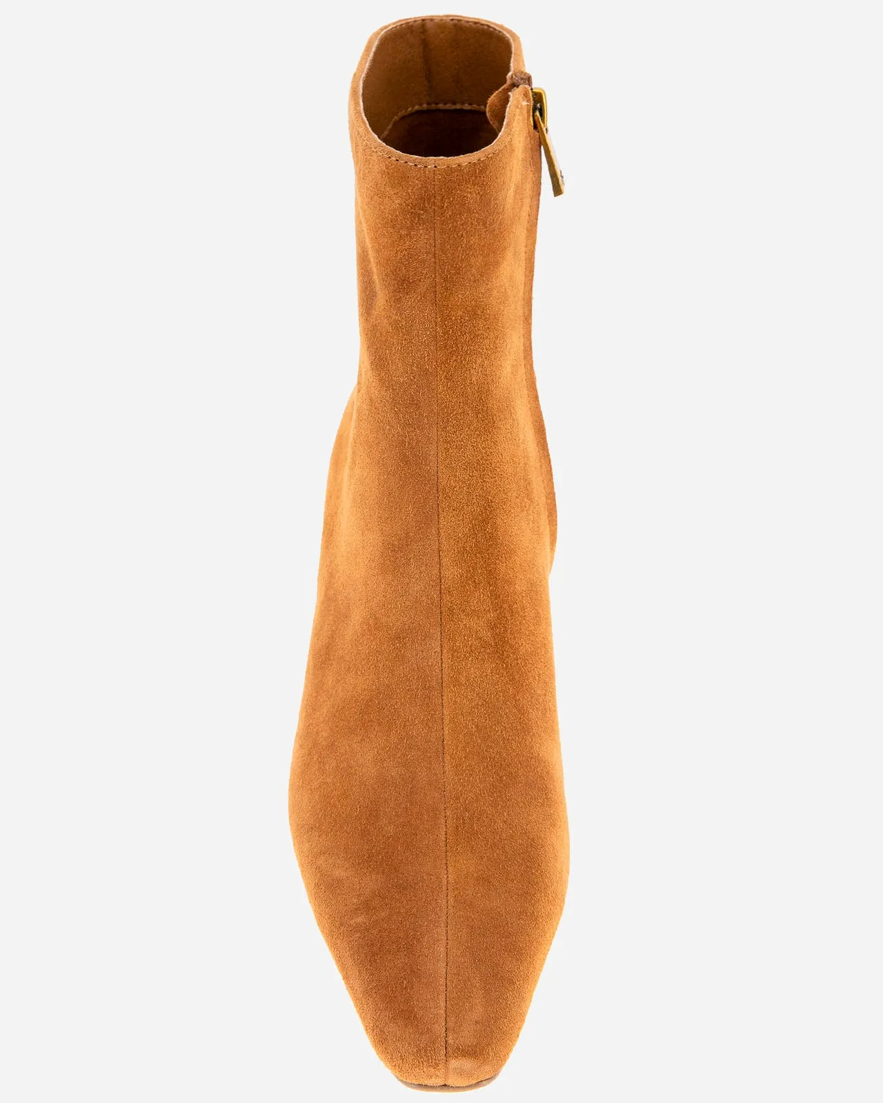 July Caramel Suede Bootie
