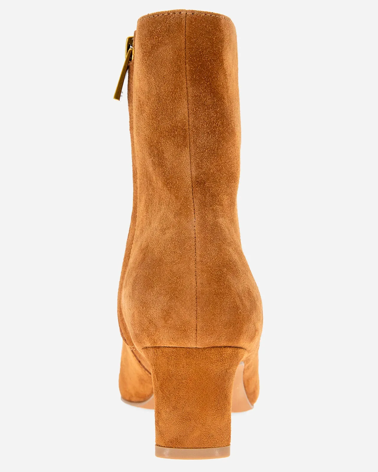 July Caramel Suede Bootie