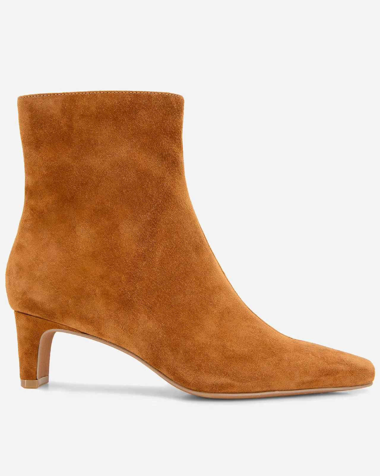 July Caramel Suede Bootie