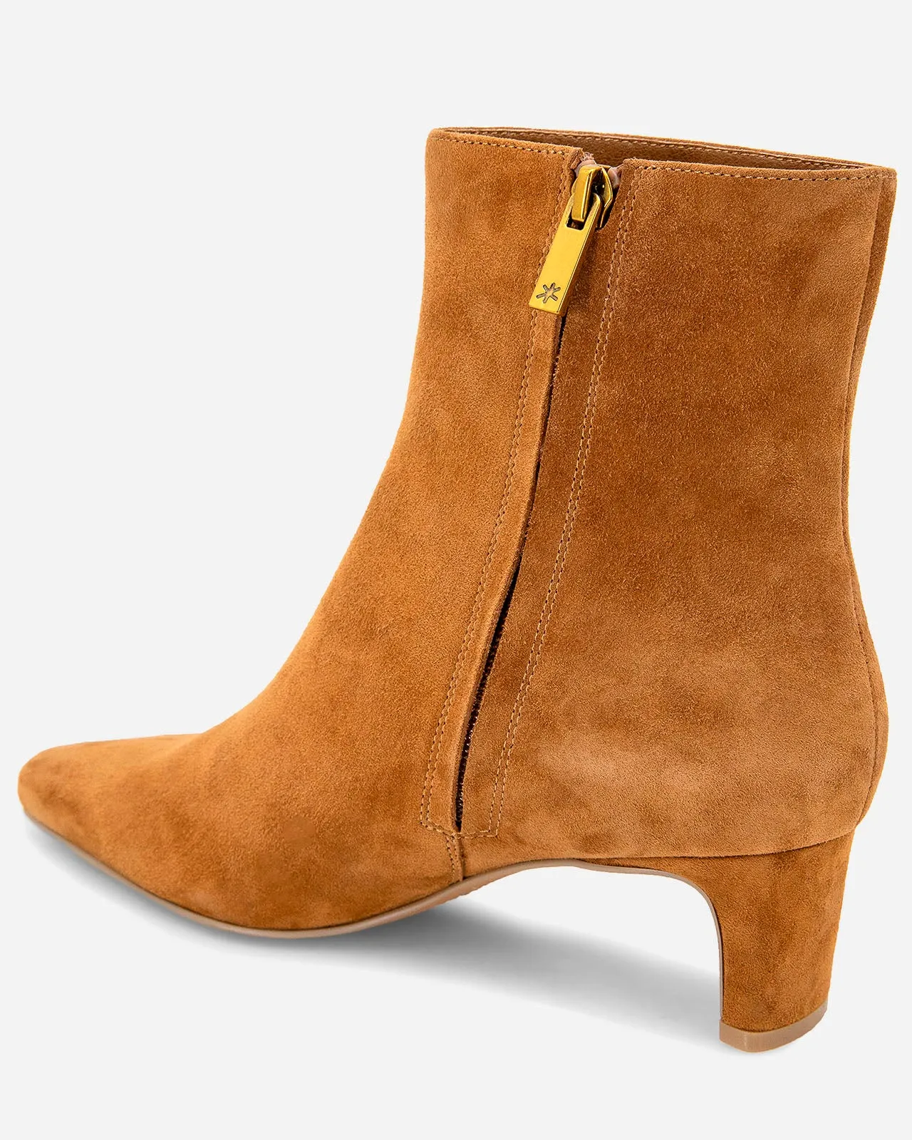 July Caramel Suede Bootie