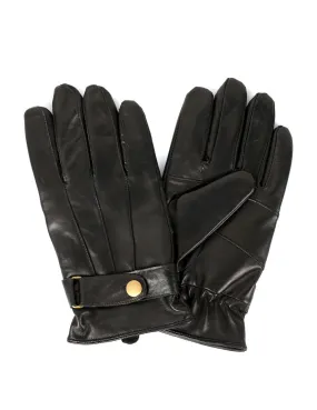 Karla Hanson Men's Genuine Leather Touch Screen Gloves with Tab
