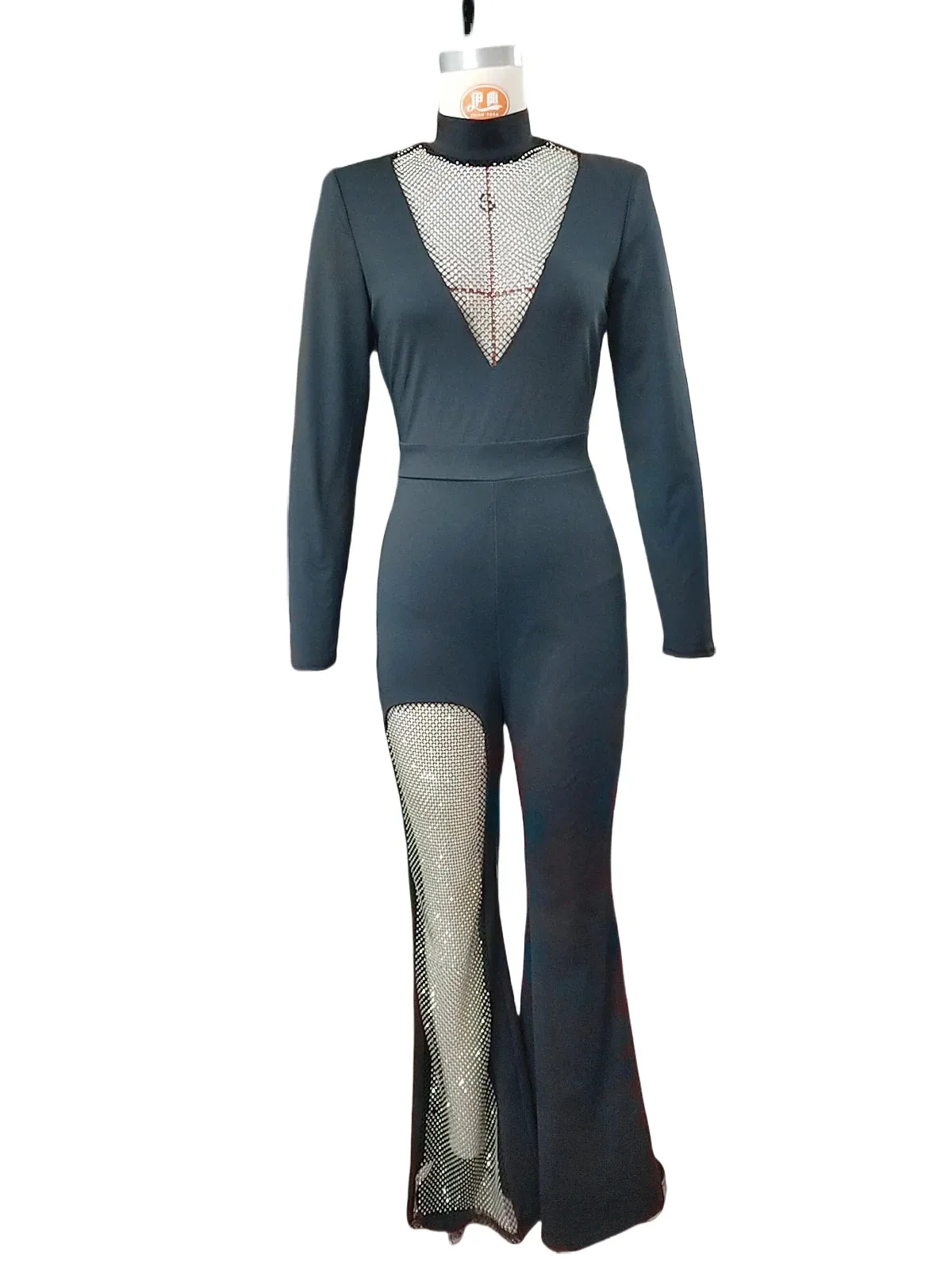 Katrina Latest Urban British Style  Micro Flared Jumpsuits