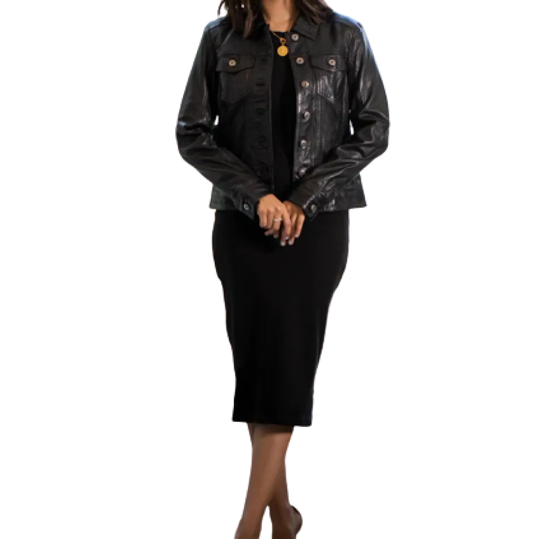Leather Jacket For Women Made off Lambskin/Sheep Leather