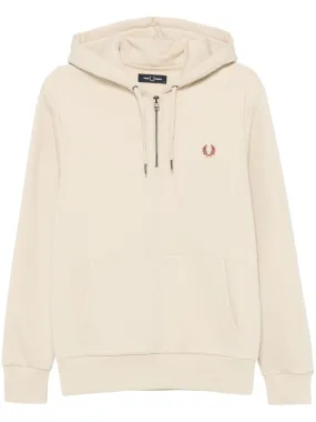 logo-embroidered hoodie