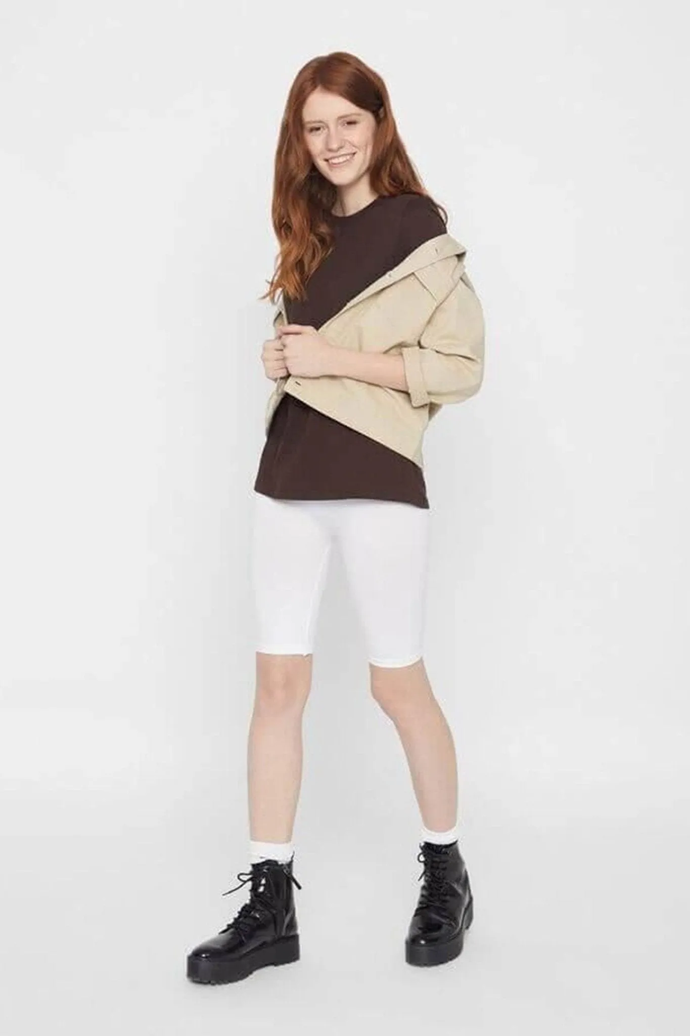 London midi shorts - White