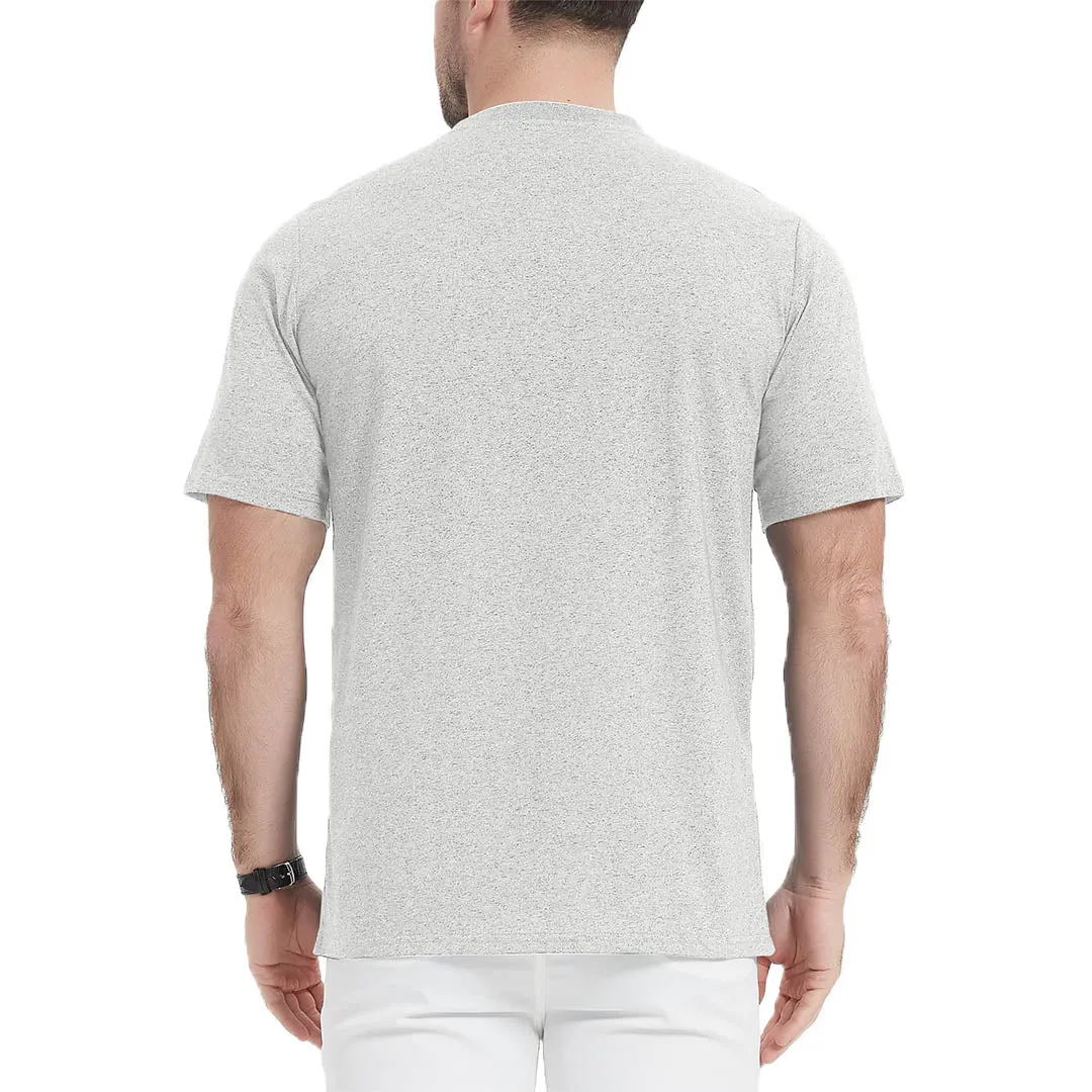 Men's Casual Cotton Henley Shirts