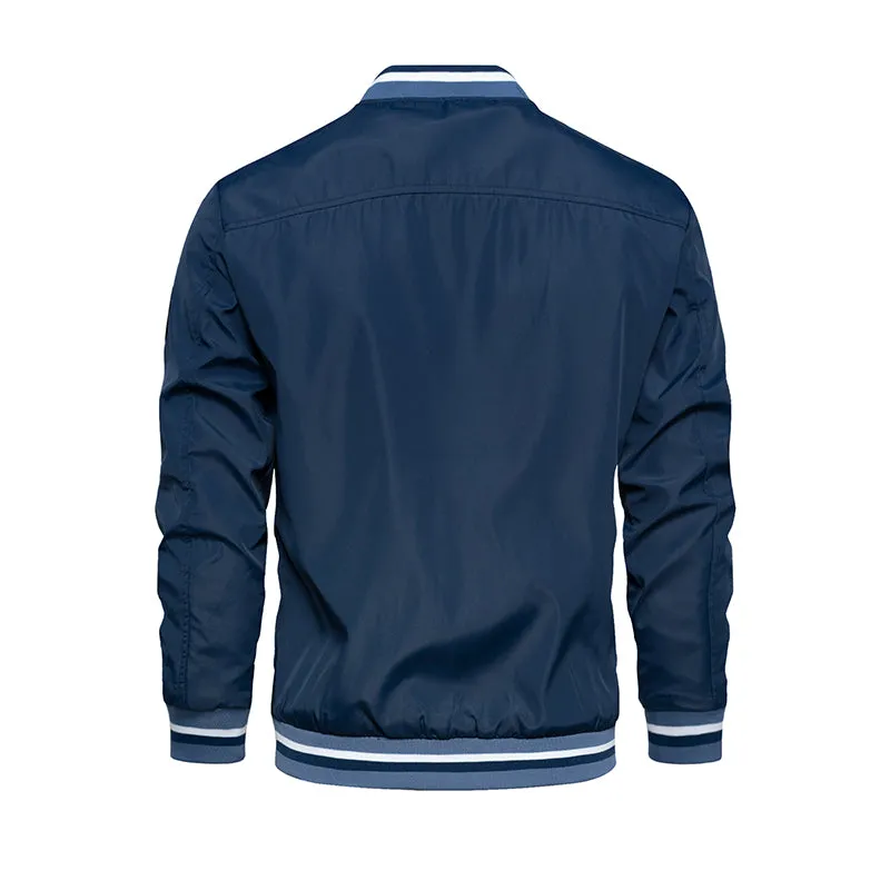 Men's Windbreaker Bomber Jackets Pilot Military Casual Baseball Coat Male Clothing 2022 Autumn Slim Fit Jacket Men Outwear