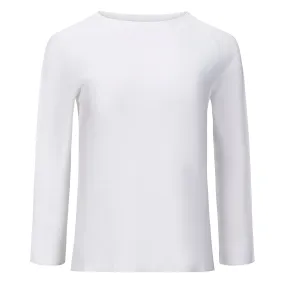 Monello Raglan Cotton Sweater - White