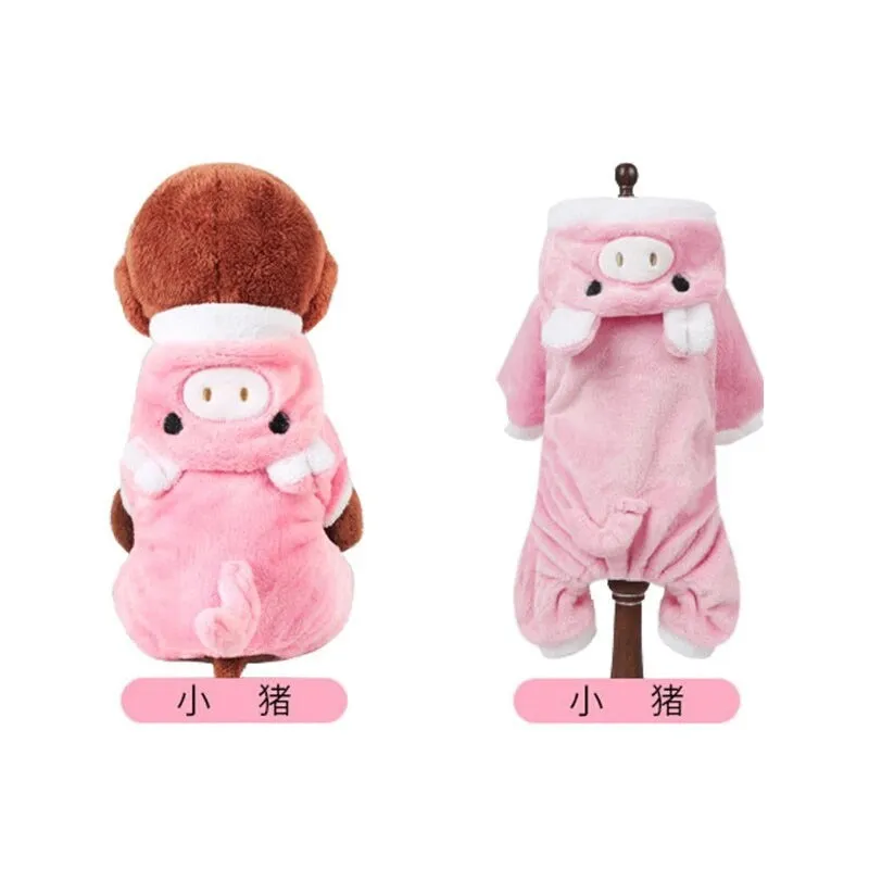Pet's Soft Warm Fleece Jumpsuits