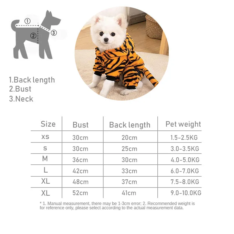 Pet's Soft Warm Fleece Jumpsuits