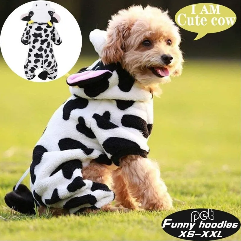 Pet's Soft Warm Fleece Jumpsuits