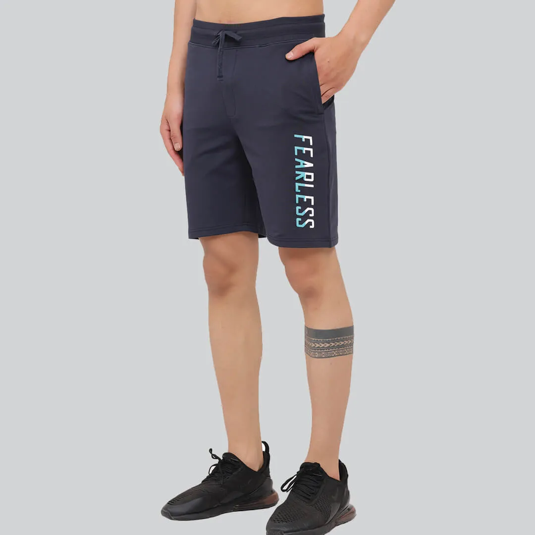 Printed Shorts - Blue Graphite