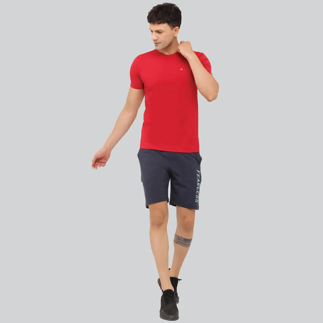 Printed Shorts - Blue Graphite