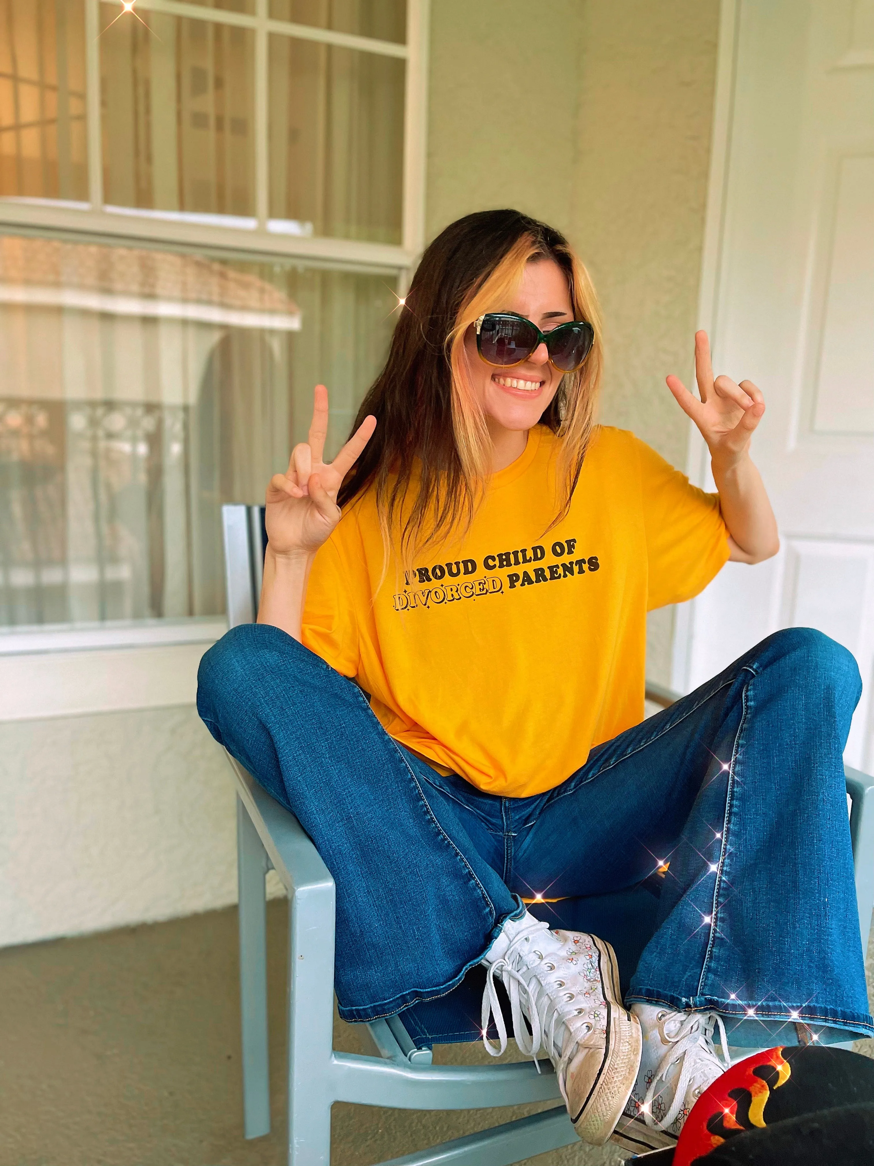 Proud Child of Divorced Parents Graphic Tee