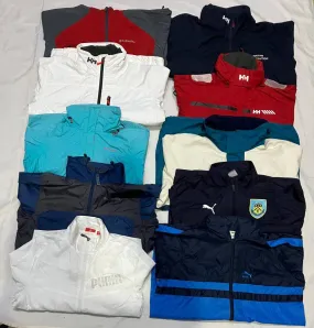 Puma, Columbia and Helly Hansen Windbreaker - 19 Pieces