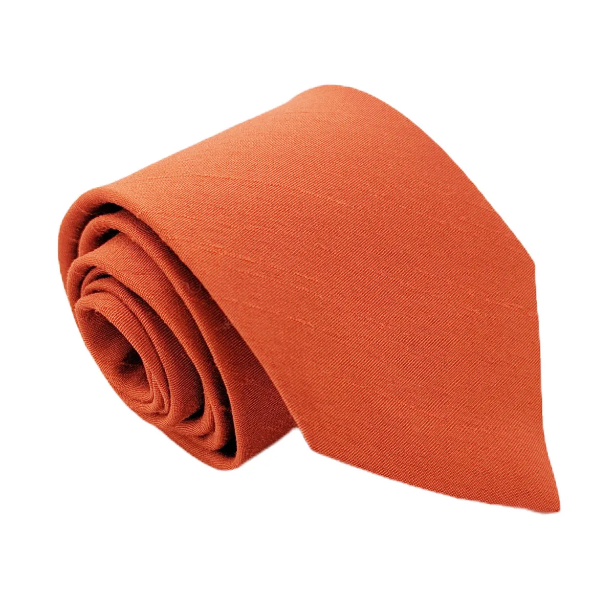 Rust Shantung Wedding Swatch