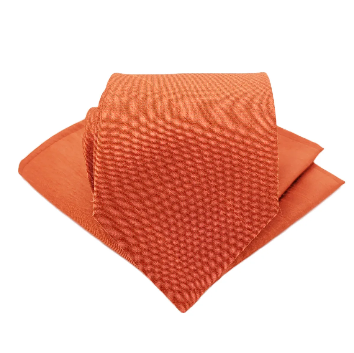 Rust Shantung Wedding Swatch