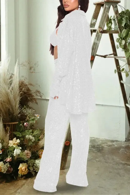 Sequin Fly Girl Pant Set (Bra Included)