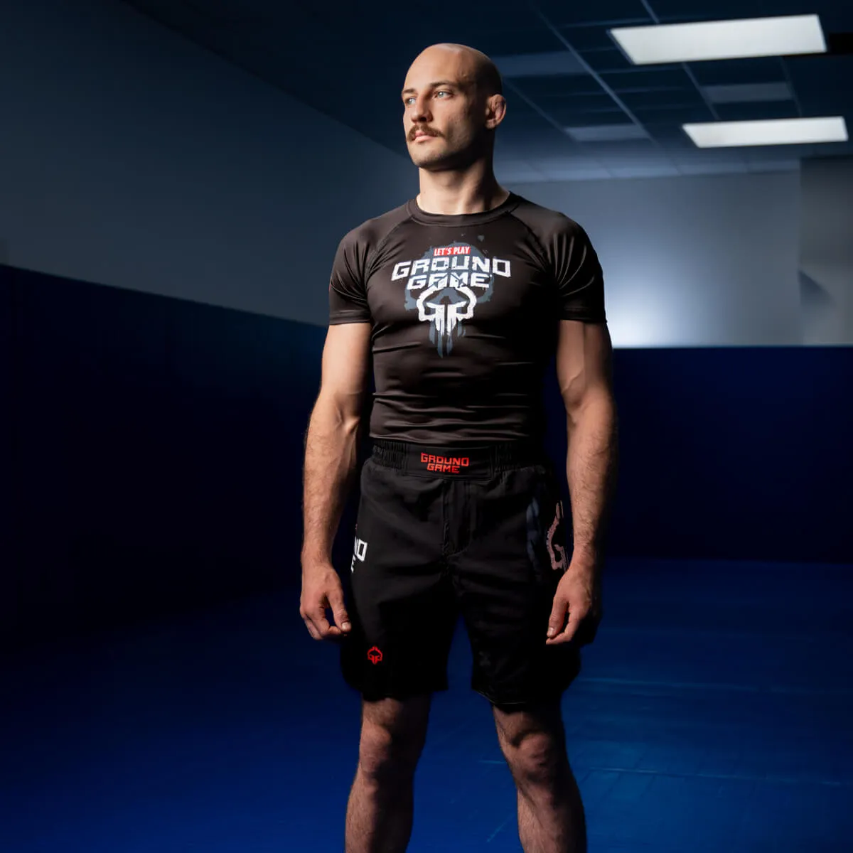 Short BJJ / MMA GROUND GAME Skullz Light - Barbati