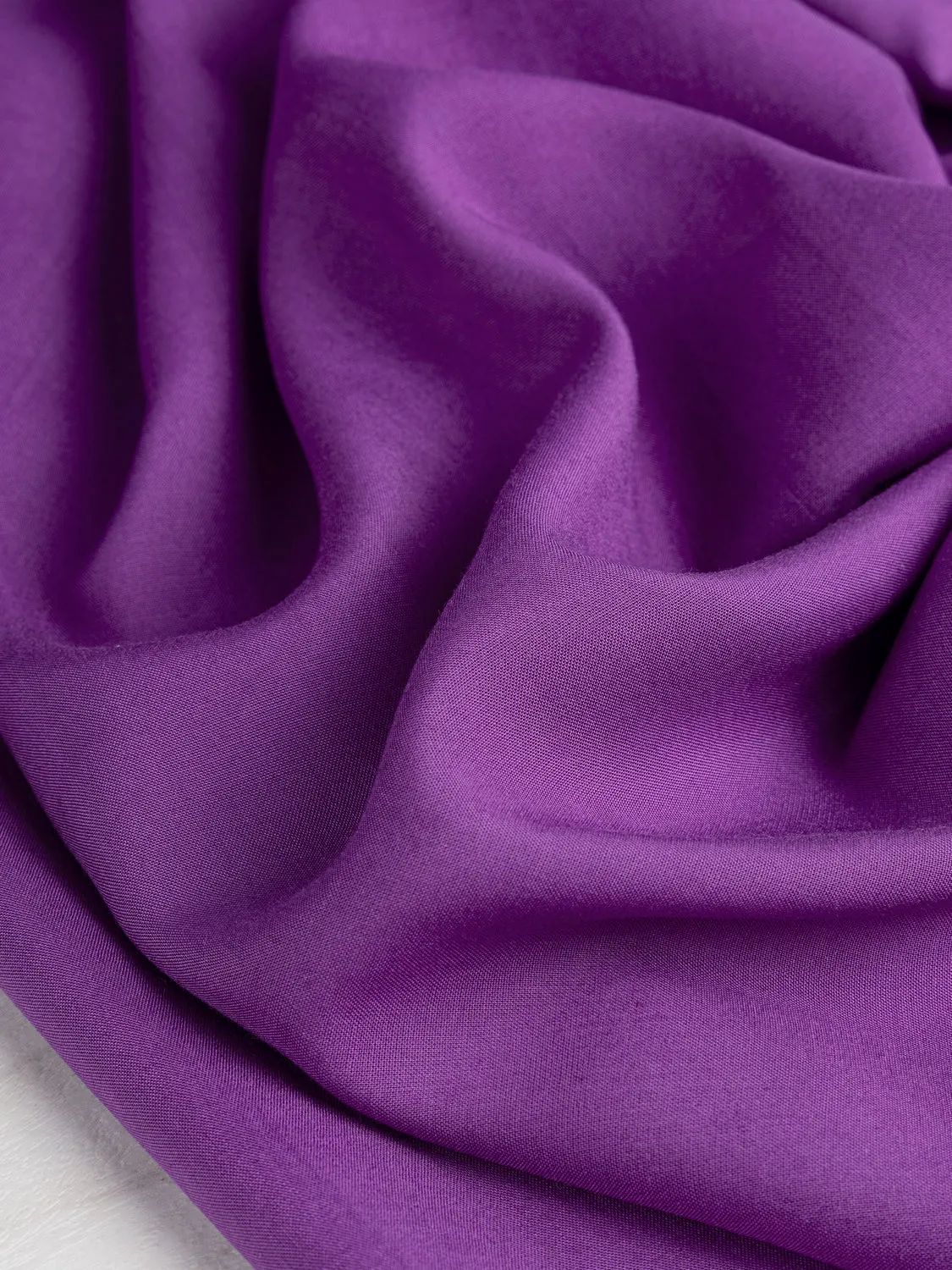 Signature Jewel Tone EcoVero Viscose - Amethyst - Swatch