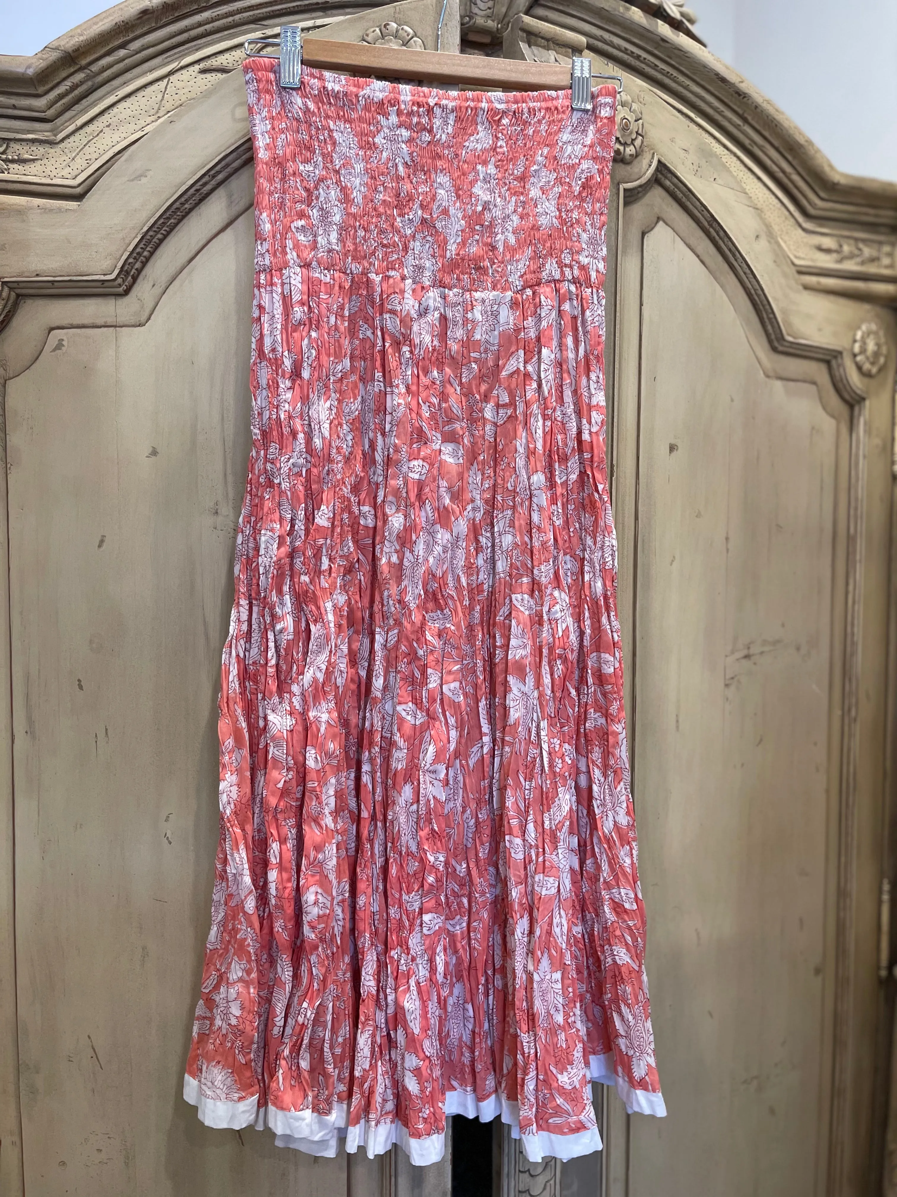 SKIRT - SALMON